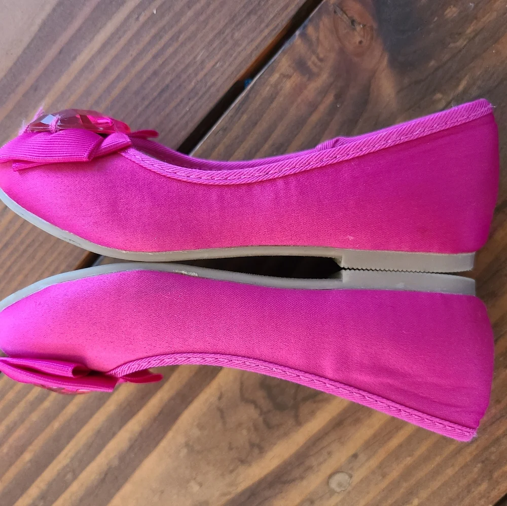 Gap Fuschia Gem Heart Slip-Ons - Toddler 9
